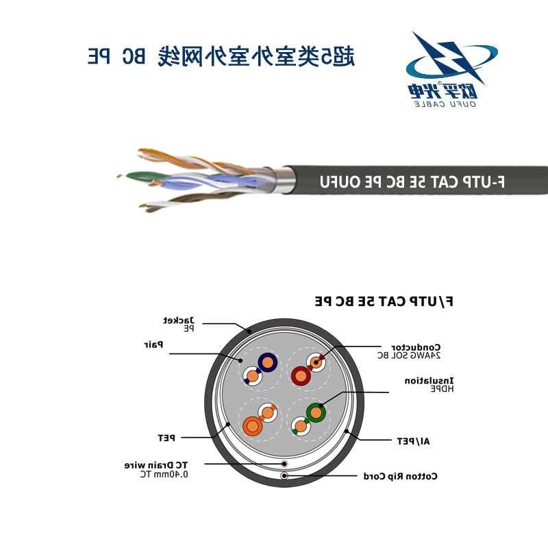 津南区F/UTP超五类4对屏蔽室外电缆(24AWG)
